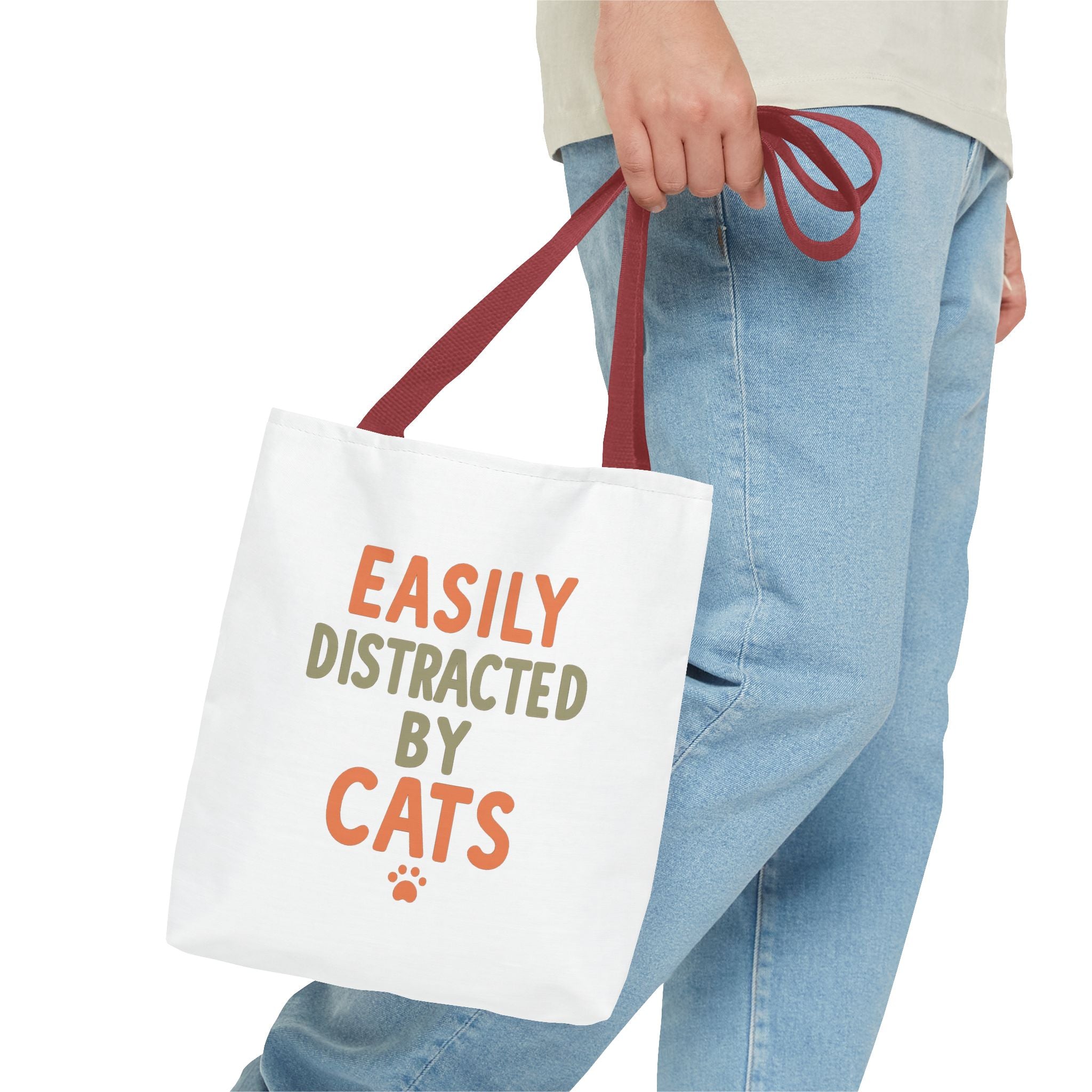 Easily Distracted by Cats Tote Bag