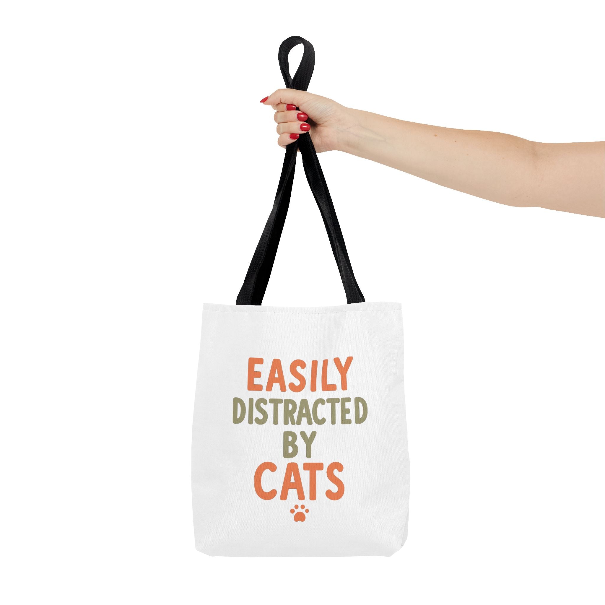 Easily Distracted by Cats Tote Bag