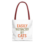 Easily Distracted by Cats Tote Bag
