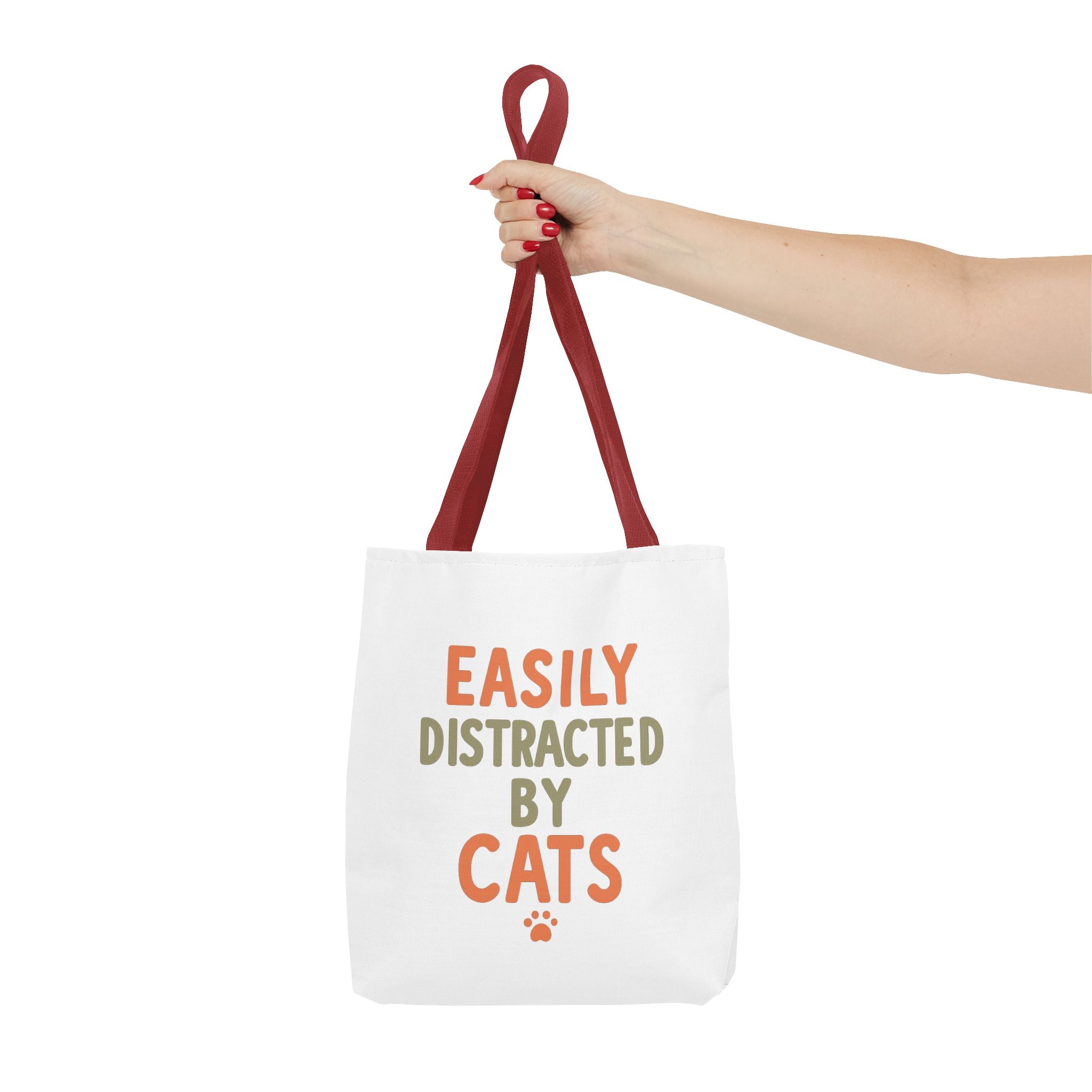 Easily Distracted by Cats Tote Bag