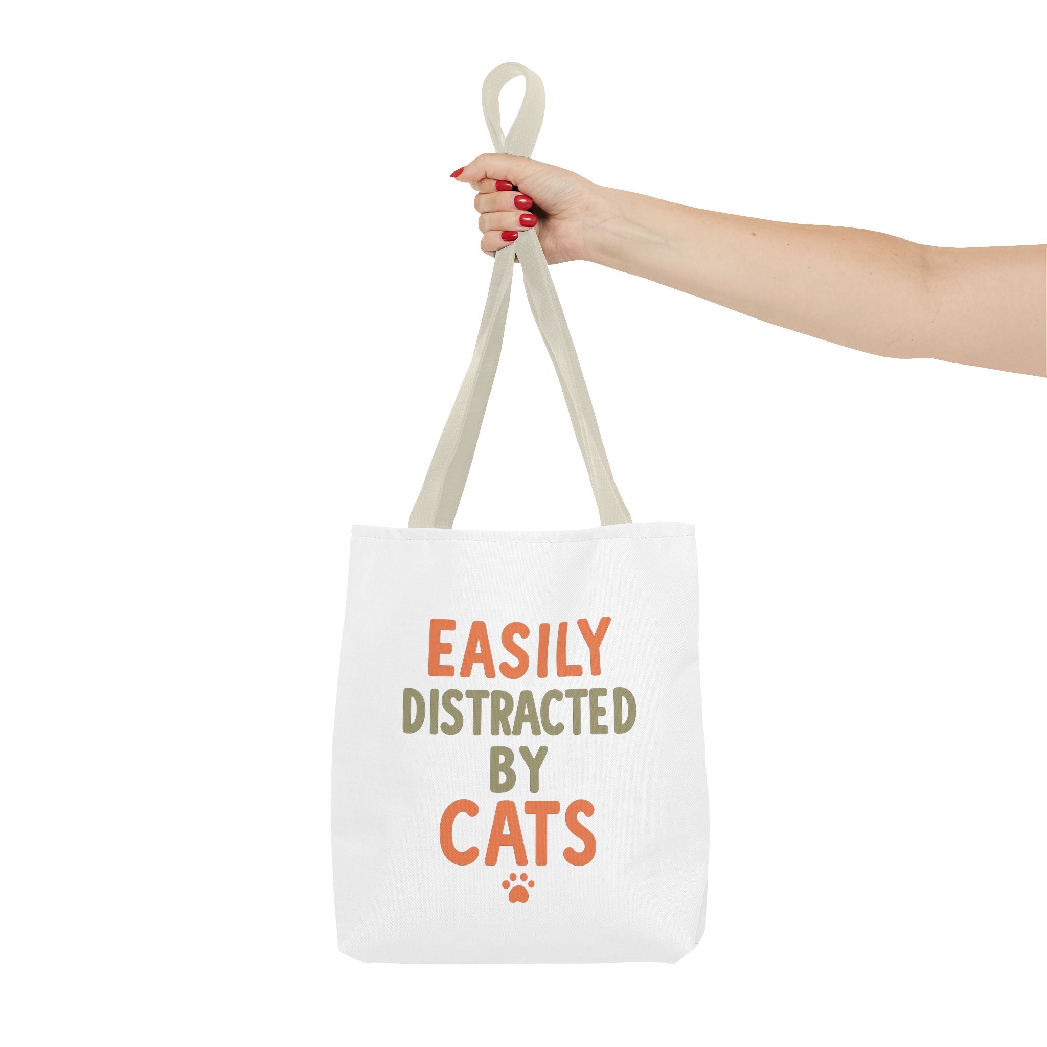Easily Distracted by Cats Tote Bag